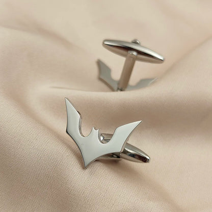 Stainless steel Bat Brooches Men Halloween Jewelry Accessory gold plated 3 colors lapel pins festival Gifts for Boyfriend