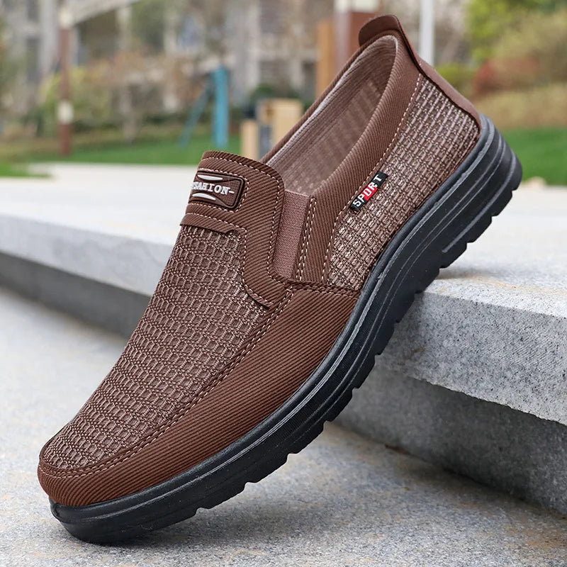 Canvas Shoes Men Classic Loafers Men Casual Shoes Breathable Walking Flat Men Shoes Sneakers Plus Size 2023