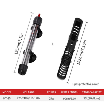 Fish Tank Heating Rod Aquarium Automatic Constant Temperature Heating Rod Precise Temperature Control Constant Temperature Rod