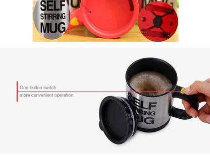 Self Stirring Mug Mixer Mini Electric Blender Portable Coffee Tea Cup  Stainless Steel Automatic Lazy Mixing Auto Stirring Mug