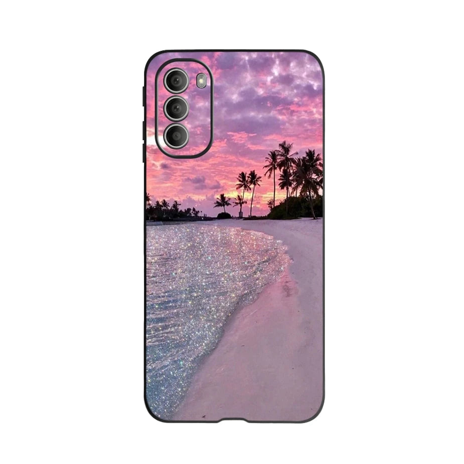 For Motorola Moto G51 5G Case Cute Painted Cover Soft Silicone TPU Phone Case For Motorola G51 MotoG51 G 51 5G Fundas 6.8'' Capa