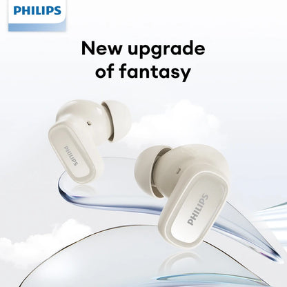 Original Philips TAT2569 Wireless Bluetooth V5.4 Noise Reduction  IPX4 Waterproof Sport Earbuds t New Low Latency Gaming Headse