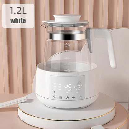 220V 1.2L Infant Thermostatic Milk Regulator Baby Kettle Keep Warm 24 Hours Hot Water Smart Insulation Pot Milk Powder Warmer