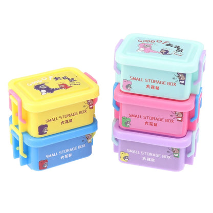 New 1PC 1/12 Dollhouse Mini Plastic Storage Box Model Dollhouse Home Life Scene Decoration Accessories For Kid Pretend Play Toy