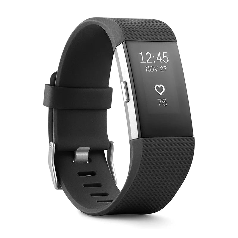 Fitbit Charge 2 smart wristband heart rate monitoring exercise pedometer fitness sleep call notification GPS IOS Android