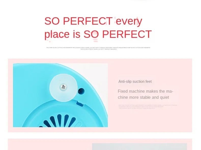 220V MINI Electric Cotton Candy Machine Sugar Cotton Candy Maker Party DIY Portable Cotton Sugar Floss Machine