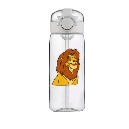 400ML Disney Water Cup Large Capacity Food Grade Plastic Heat Resistant Kettle Cartoon The Lion King Simba Boy Student Cup Gift