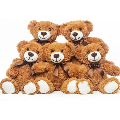 5pcs Bears Stuffed Animals Plush Toys Gift for Kid Girlfriend,13.5in Stuffed Bears for Christmas Valentine’s Day BirthdayGife