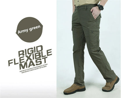 2023 Outdoor Waterproof Tactical Cargo Pants Men Breathable Summer Casual Army Military Long Trousers Male Quick Dry Cargo Pants