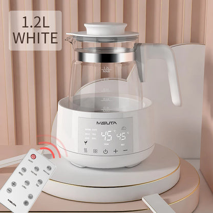 220V 1.2L Infant Thermostatic Milk Regulator Baby Kettle Keep Warm 24 Hours Hot Water Smart Insulation Pot Milk Powder Warmer