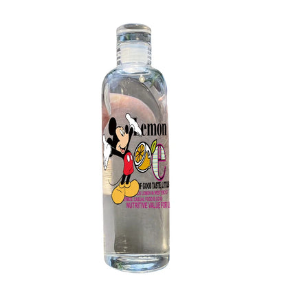 Disney Mickey Mouse Good-looking Women's Ins Cup Transparent Plastic Portable Large Capacity Time Scale Portable Drinking Water