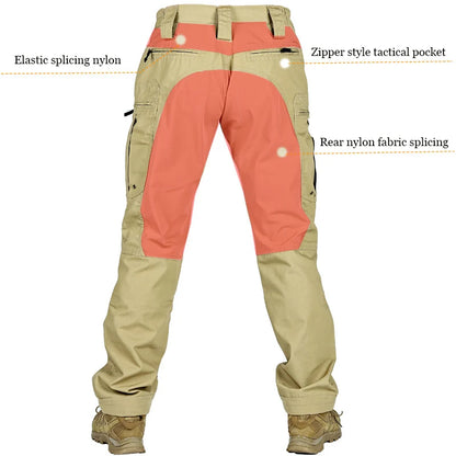 Military Tactical Pants Men's Cargo Trousers Casual Outdoor Waterproof Pants Multi-pocket Wear-resistant Breathable Workwear