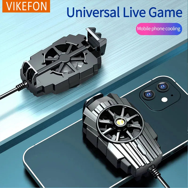 H15/G6 Portable Mini Back-clip Radiator Mobile Phone Cooling Fan for IPhone 15 IOS Android Gaming Accessories PUBG Game Cooler