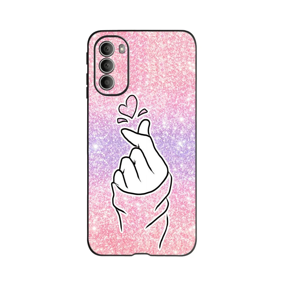 For Motorola Moto G51 5G Case Cute Painted Cover Soft Silicone TPU Phone Case For Motorola G51 MotoG51 G 51 5G Fundas 6.8'' Capa