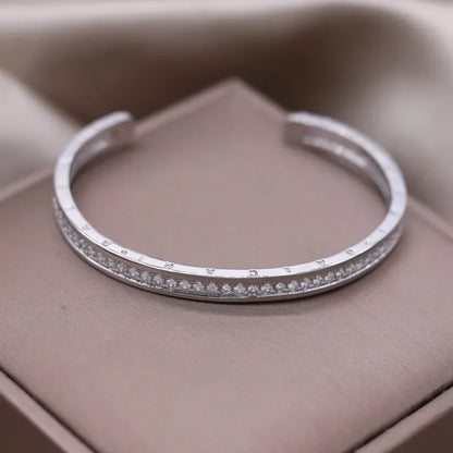 exquisite AAA luxury full zircon knot bracelet elegant women's wedding party opening adjustable bracelet