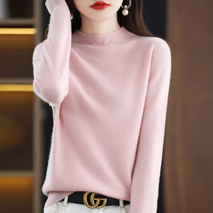 Cashmere Sweater Female 100% Merino Wool Winter Women Knitted Femme Pullover Top Winter Warm Women's 2024 New