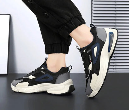 Fashion New Men’s Sneakers High Quality Mesh Breathable Sports Running Shoes Luxury Trainer Anti-slip Wear-resistant Tennis Shoe