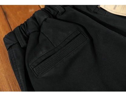 Autumn Winter New Men's Cargo Velvet Pants Loose Belt Comfortable Soft Cotton Multi Pockets Retro Street Trousers AZ381