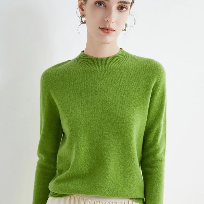 Cashmere Sweater Female 100% Merino Wool Winter Women Knitted Femme Pullover Top Winter Warm Women's 2024 New