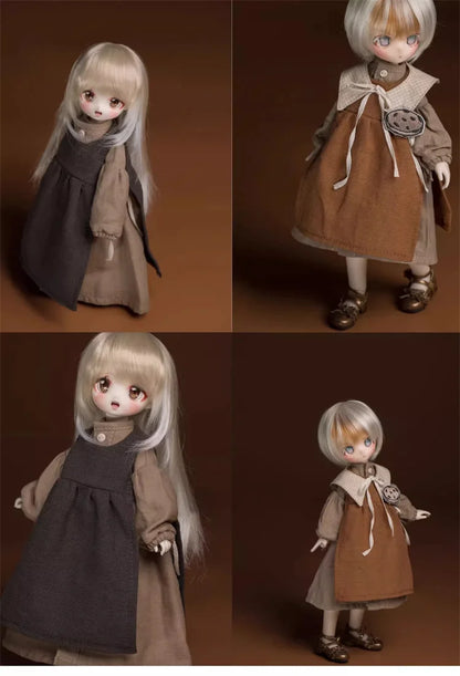 BJD Doll Clothes For 1/6 1/4 1/3 SD MSD MDD YOSD Dress Outfit CD2 Dolls Clothing Accessories(Excluding Doll)