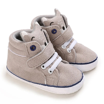 Classic Baby Shoe Boy Girl Baby Cute Animal Face Casual Flat Sneaker First Baby Ankle Boot Cotton Non-slip Warm Walking Shoes