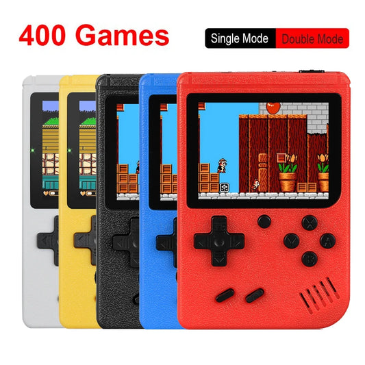 400 in 1 Mini-Spiele Handheld-Spiel-Spieler Tragbare Retro-Video-Konsole Junge 8 Bit 3,0 Zoll Farbe LCD-Bildschirm Spiele