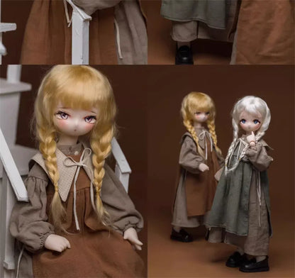 BJD Doll Clothes For 1/6 1/4 1/3 SD MSD MDD YOSD Dress Outfit CD2 Dolls Clothing Accessories(Excluding Doll)