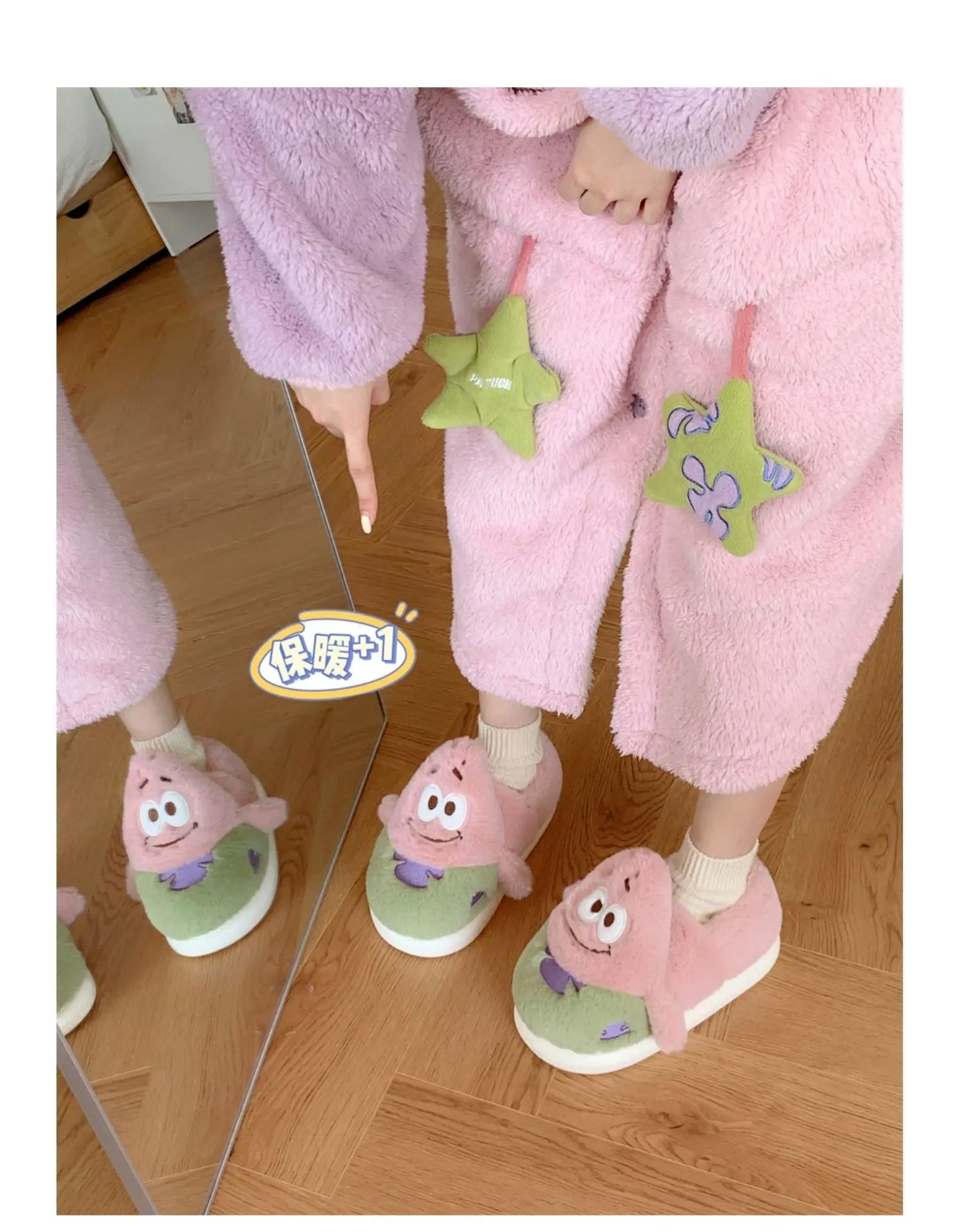 Parent-child Home Slippers Women Bedroom Non Slip Soft Sole Baby Shoes Winter Cute Plush Cotton Slippers Man Couple Slipper