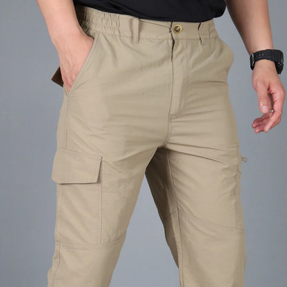 2023 Outdoor Waterproof Tactical Cargo Pants Men Breathable Summer Casual Army Military Long Trousers Male Quick Dry Cargo Pants