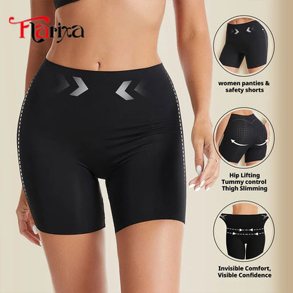 Flarixa High Waist Safety Shorts Panties Under Skirt Boxers for Women Anti Chafing Thighs Shorts Comfortable Yoga Leggings Pants