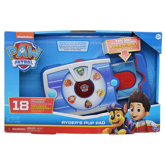 Original Paw Patrol Ryder’s Interactive Pup Pad with 18 Sounds for Kids Aged 3+ Children toy Birthday Gift Doll Christmas Gift