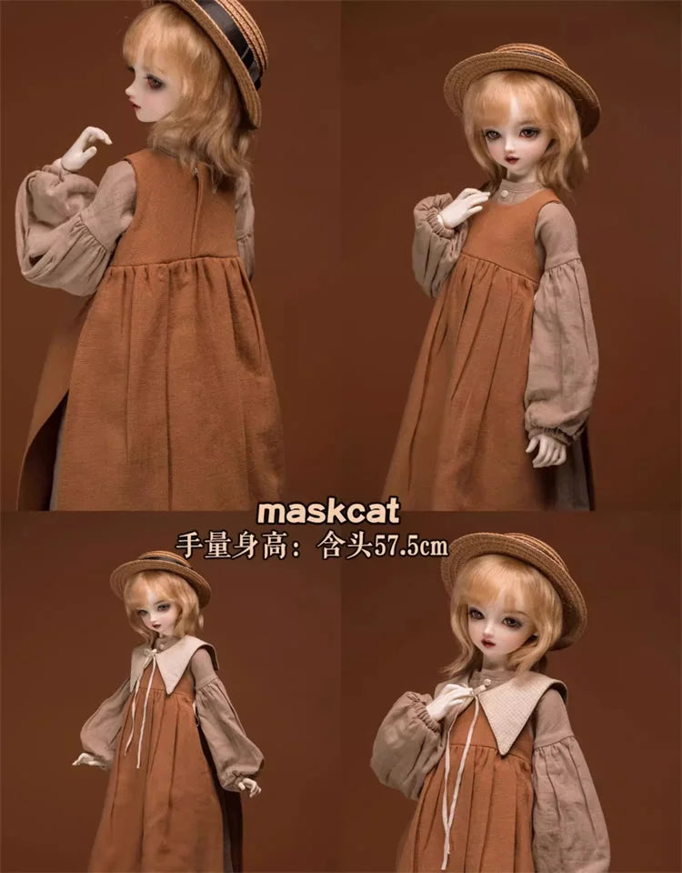 BJD Doll Clothes For 1/6 1/4 1/3 SD MSD MDD YOSD Dress Outfit CD2 Dolls Clothing Accessories(Excluding Doll)