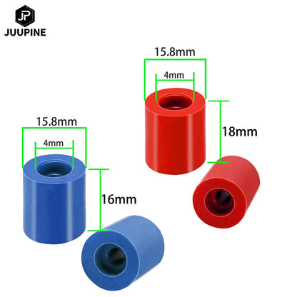 4pcs/set 18 16mm Hot Bed Leveling Column Silicone Solid Spacer Black Platform Leveler For CR-10/ CR10S Ende 3 3D Printer Parts