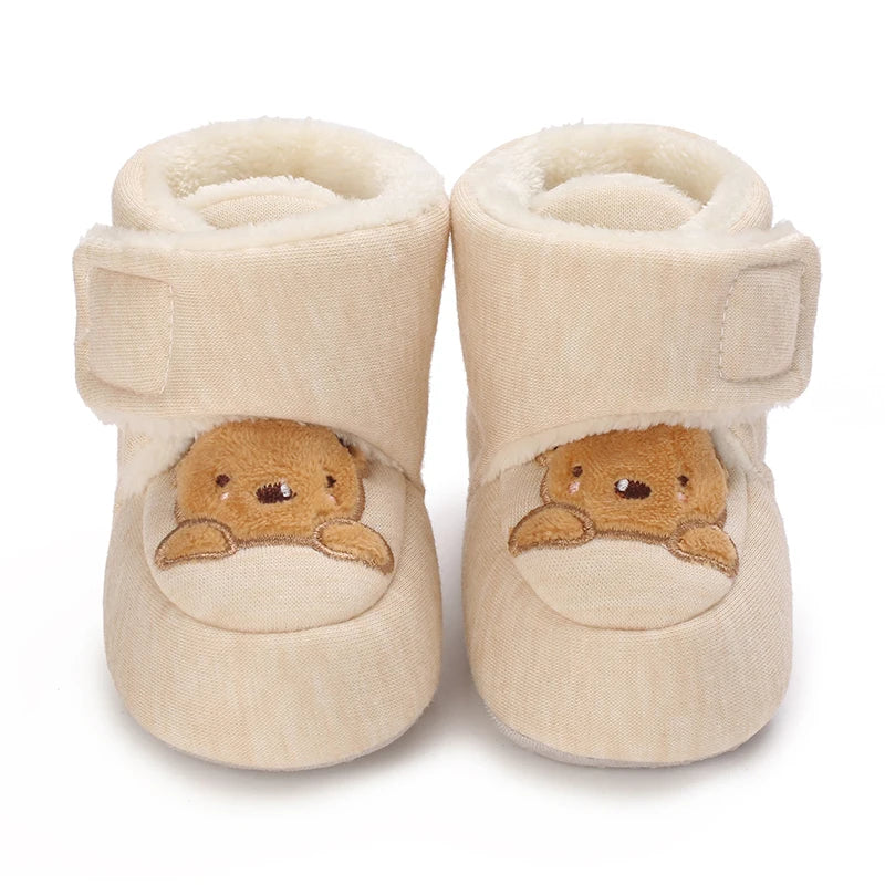 Fashion Baby Girls Boys Cute Soft Cartoon Cotton Toddler shoes First Walker Shoes for Newborns