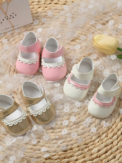 7.5-8cm Doll Shoes for 21inch Reborn Doll 55cm Dolls Accessories Sneakers Reborn Baby Miniature Shoes DIY Girl Toy Gifts