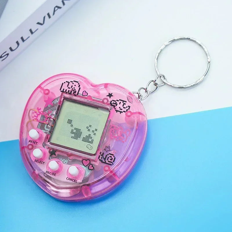 1PC Transparent Electronic Pets Tamagotchi Nostalgic 168 Pets In One Virtual Cyber Digital Nostalgic Funny Toys Pixel Funny Play