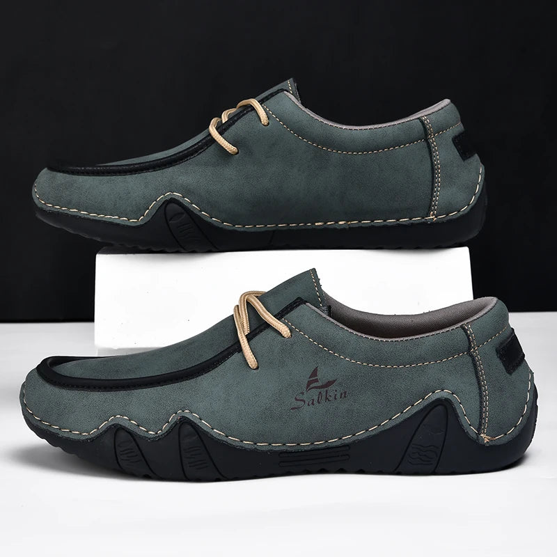 New Casual Shoes For Men Sneakers Handmade Soft Men Loafers Plus Size 39-48 Men Moccasins Lightweight Boat Footwear