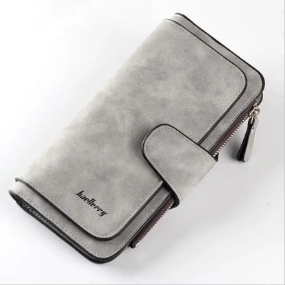 Baellerry Wallet Women Leather Luxury Card Holder Clutch Casual Women Wallets Zipper Pocket Hasp Ladies Wallet Female Purse