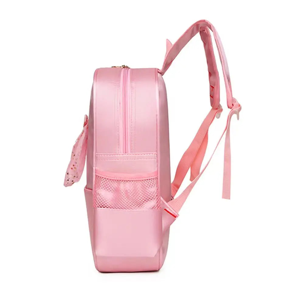 Fashionable Kids Boutique Dance Bag Pink and Purple Children Cute Waterproof Yoga Backpack for Girls