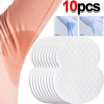 10/100pcsUnisex Sweat Pads Summer Deodorants Underarm Anti Perspiration Sweat Pads Disposable Armpit Absorb Sweat Shield Pad