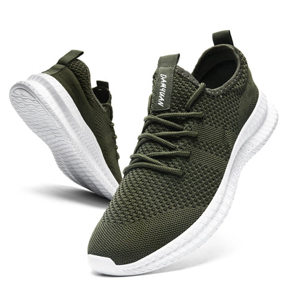 Man Sneakers for Men‘s Black Running Shoes Army Green Breathable Sport Shoes Male Female Women Red lightweight Casual Sneakers