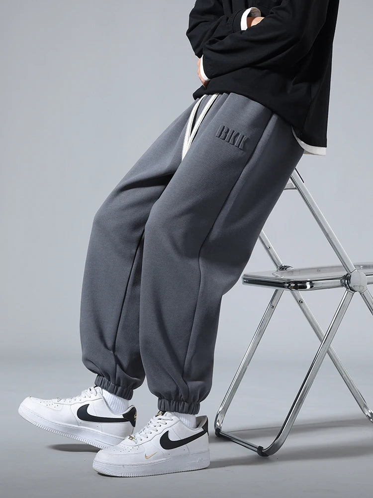 Men's Jogger Cotton Sweatpants Big Size 8XL 7XL 6XL Sports Baggy Pants Sting Banding  Hip Hop Loose Harem Trousers