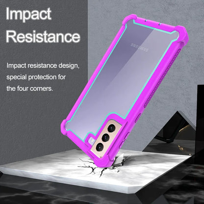 Case For Samsung Galaxy S20 FE S21 S22 S23 Plus Ultra Luxury Shockproof TPU Bumper Clear Cover  Support Wireless Charge