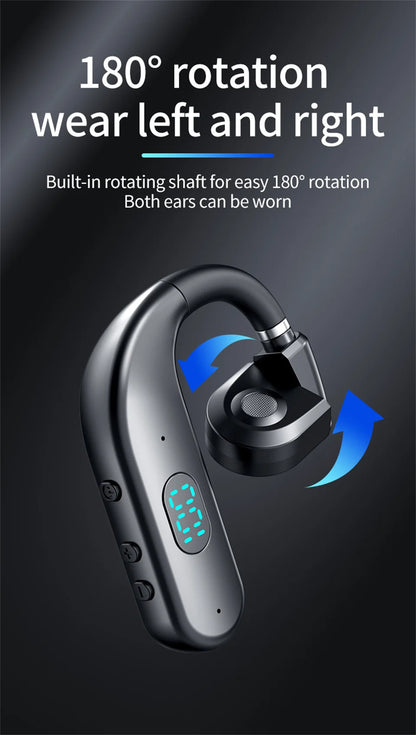 Wireless Bluetooth Headphones With Microphone Bone Conduction Earphones Handsfree Noise Canceling Headset For Driving Audifonos