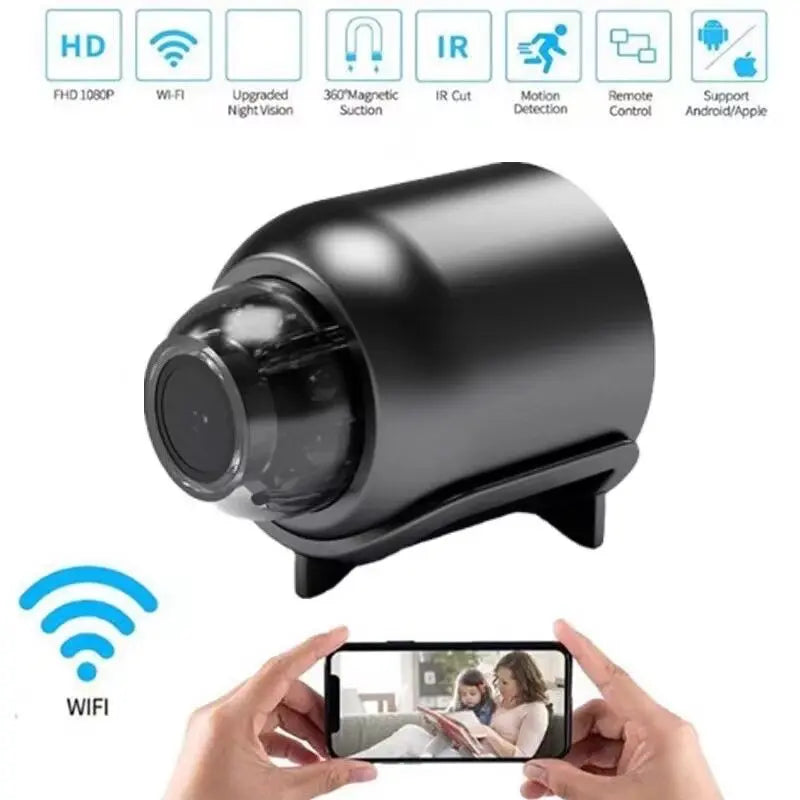 NEU 1080P Kabellose WLAN-Kamera Mini-Nachtsicht-Videorecorder Baby-/Haustier-Bewegungserkennungskamera HD-Überwachungs-IP-Kamera