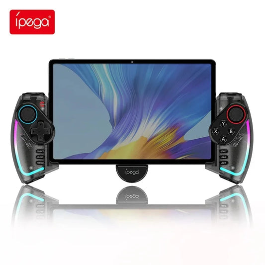 Ipega PG-9777S Bluetooth-Gamepad für Nintendo Switch Android iOS iPad PC mit dehnbarem RGB-Licht-Controller mit linearer Vibration