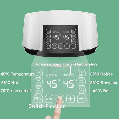 1.2L Infant Thermostatic Milk Regulator Kettle Hot Water Smart Insulation Pot Automatic Milk Warming Warm Milk Powder GL41