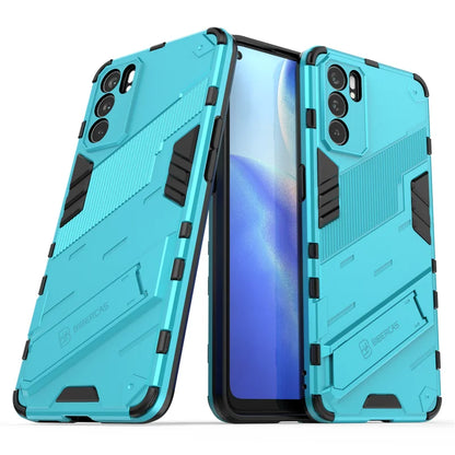 For Oppo Reno6 5G Case Reno 6 Pro 5G Cover Shockproof Bumper Bracket KickStand Holder Full Protect Armor Phone Case Reno 6 5G