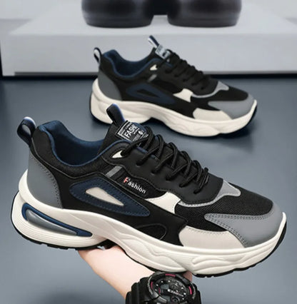 Fashion New Men’s Sneakers High Quality Mesh Breathable Sports Running Shoes Luxury Trainer Anti-slip Wear-resistant Tennis Shoe