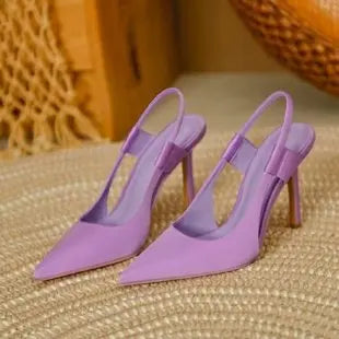 2024New Autumn Women's Shoes Fashion Women's Pumps Pointed Toe High Heels Shallow Women's Sandals Shoes for Women Zapatos Mujer